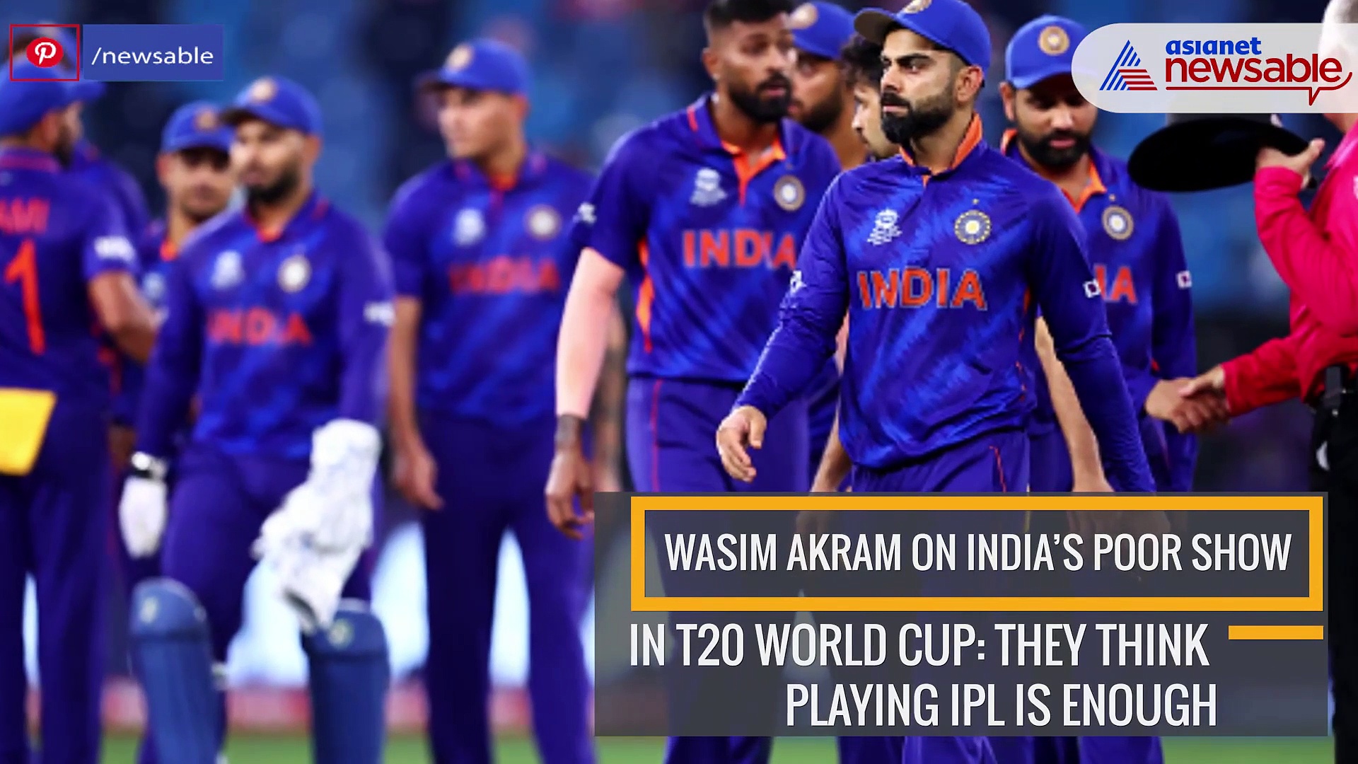 They think playing IPL is enough: Wasim Akram laments Team India's poor T20 World Cup show