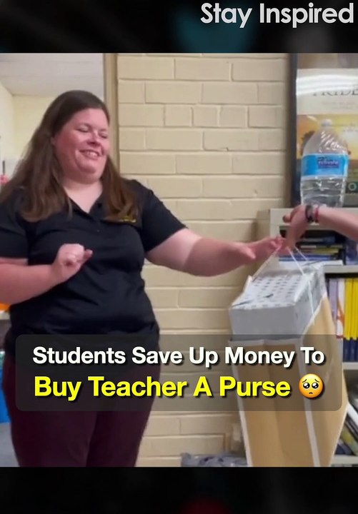 Students Save Up Money To Buy Teacher A Purse