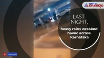 Heavy rains lash Karnataka; wreaks havoc in Bengaluru, people take tractors to reach airport