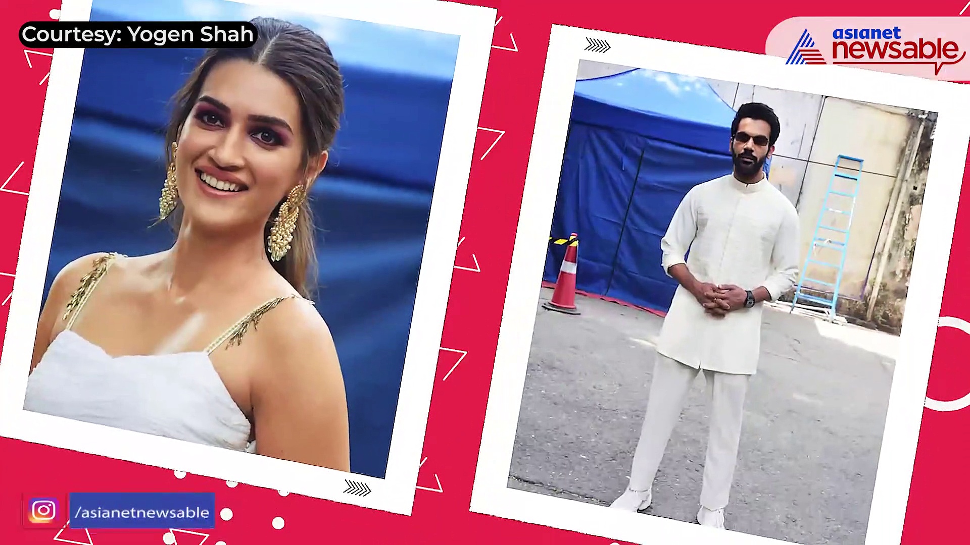 'Hum Do Hamare Do' stars Kriti Sanon, Rajkummar Rao look perfect in all white