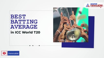 Best batting average in ICC World T20