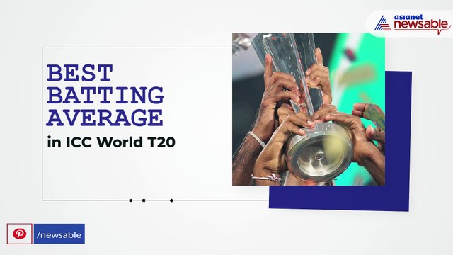 Best batting average in ICC World T20