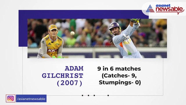 Most dismissals by a wicketkeeper in an ICC T20 World Cup edition