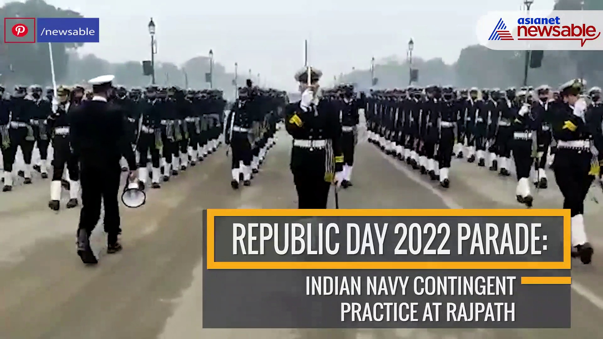 Republic Day 2022: Indian Navy contingent practices March past during rehearsals of big day