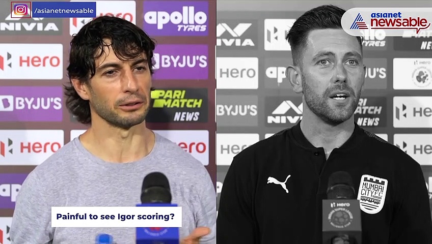 ISL 2021-22: Here's how Juan Ferrando, Des Buckingham reacted to Igor Angulo's brace (WATCH)