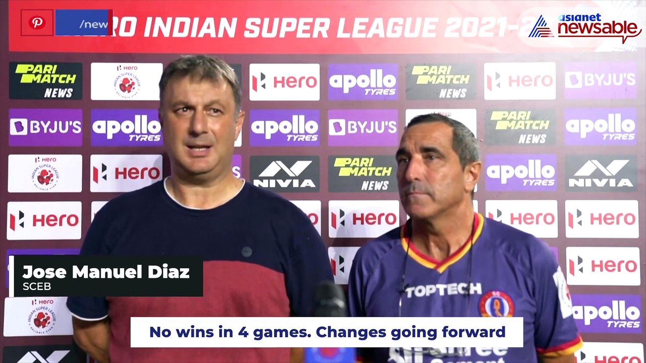 ISL 2021-22: Jose Manuel Diaz happy with a point for SCEB against CFC