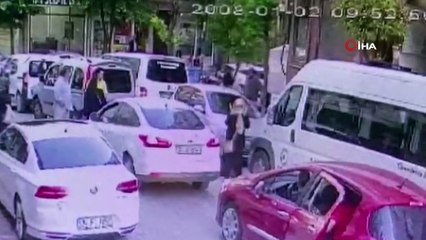 Zeytinburnu’nda 2 yaşında çocuğun camdan düştüğü anlar kamerada