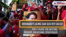 Myanmar's Aung San Suu Kyi jailed for 4 years for inciting dissent, breaching COVID rules