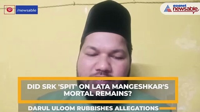 Did SRK 'spit' on Lata Mangeshkar's mortal remains? Darul Uloom rubbishes allegations