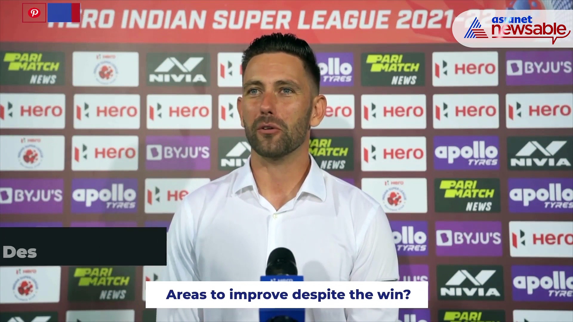 ISL 2021-22, MCFC vs JFC: We want impact from every player that comes off the bench - Des Buckingham