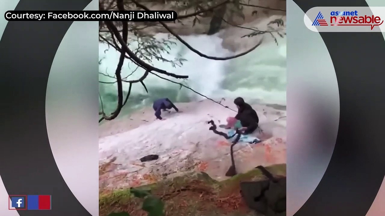Sikh Men Use Turbans To Rescue Hikers From Waterfall