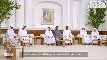 لحظة انتخاب الشيخ محمد بن زايد رئيساً لدولة الإمارات