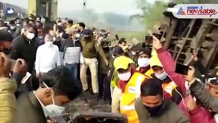 Download Video: Bikaner-Guwahati Express mishap: Mangled remains of derailed coaches cleared; toll rises to 9