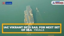 IAC Vikrant sets sail for next set of sea trials
