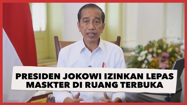 Presiden Jokowi Izinkan Lepas Masker di Ruang Terbuka, tapi Tidak untuk Kelompok Warga Ini