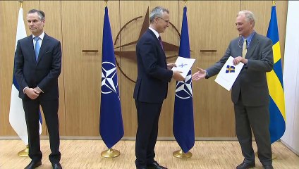 Finlândia e Suécia apresentam pedidos de adesão à Otan