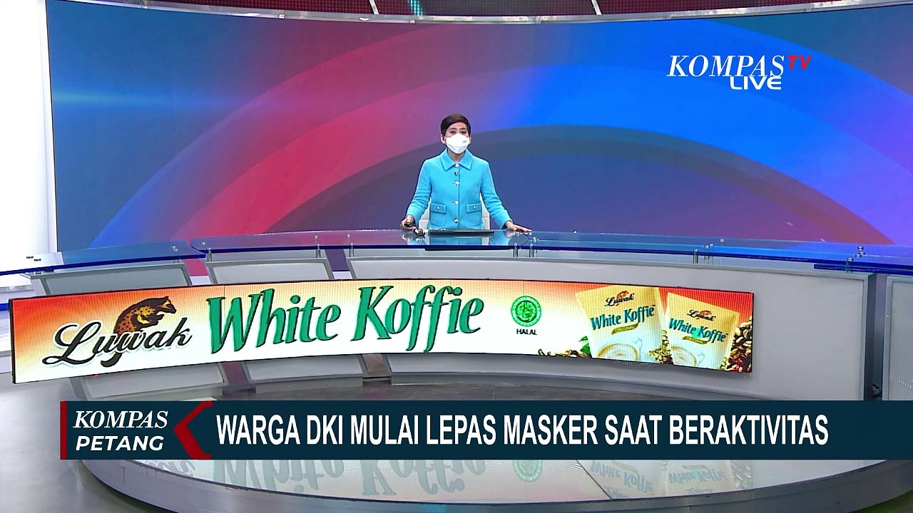Warga DKI Jakarta Mulai Lepas Masker Saat Beraktivitas di Ruang Terbuka