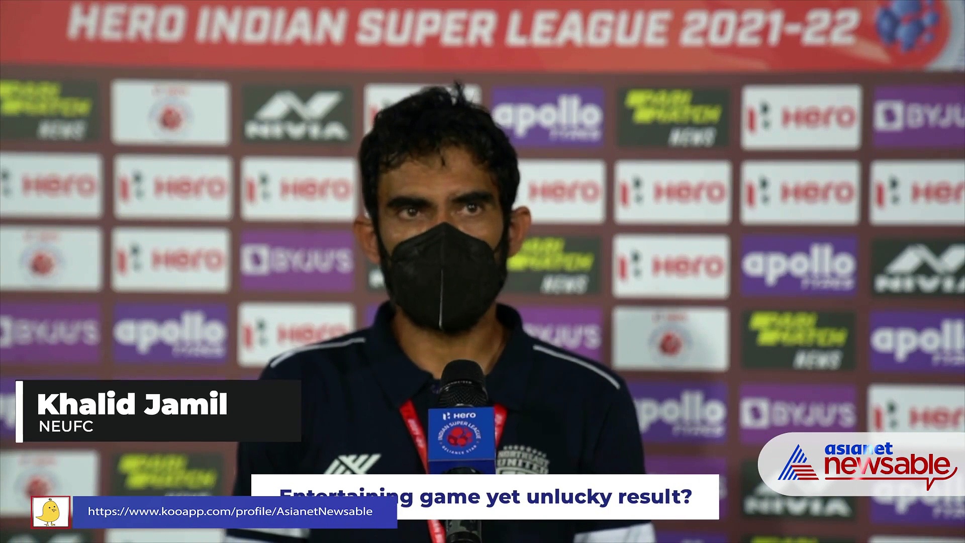 ISL 2021-22: NorthEast United must hit the target - Khalid Jamil on Chennaiyin FC loss