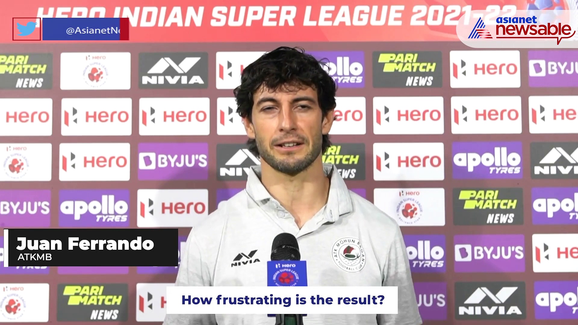 ISL 2021-22: The players were not fresh, a lot of points going against ATKMB - Juan Ferrando on OFC draw