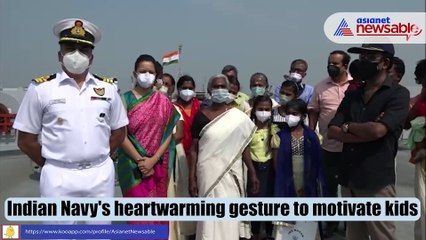 Indian Navy's heartwarming gesture to motivate kids