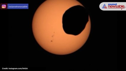 Watch: Here's how a solar eclipse on Mars looks like