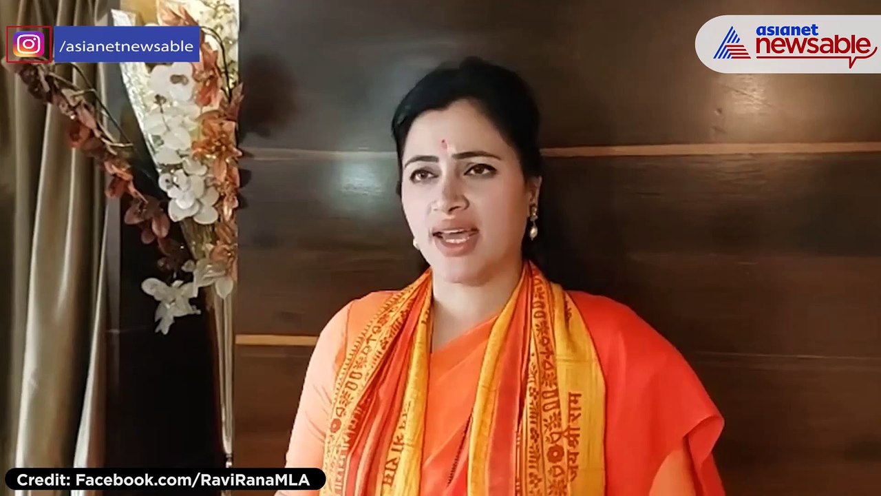Hanuman Chalisa row: Sena workers protest outside MP Navneet Rana's house in Mumbai