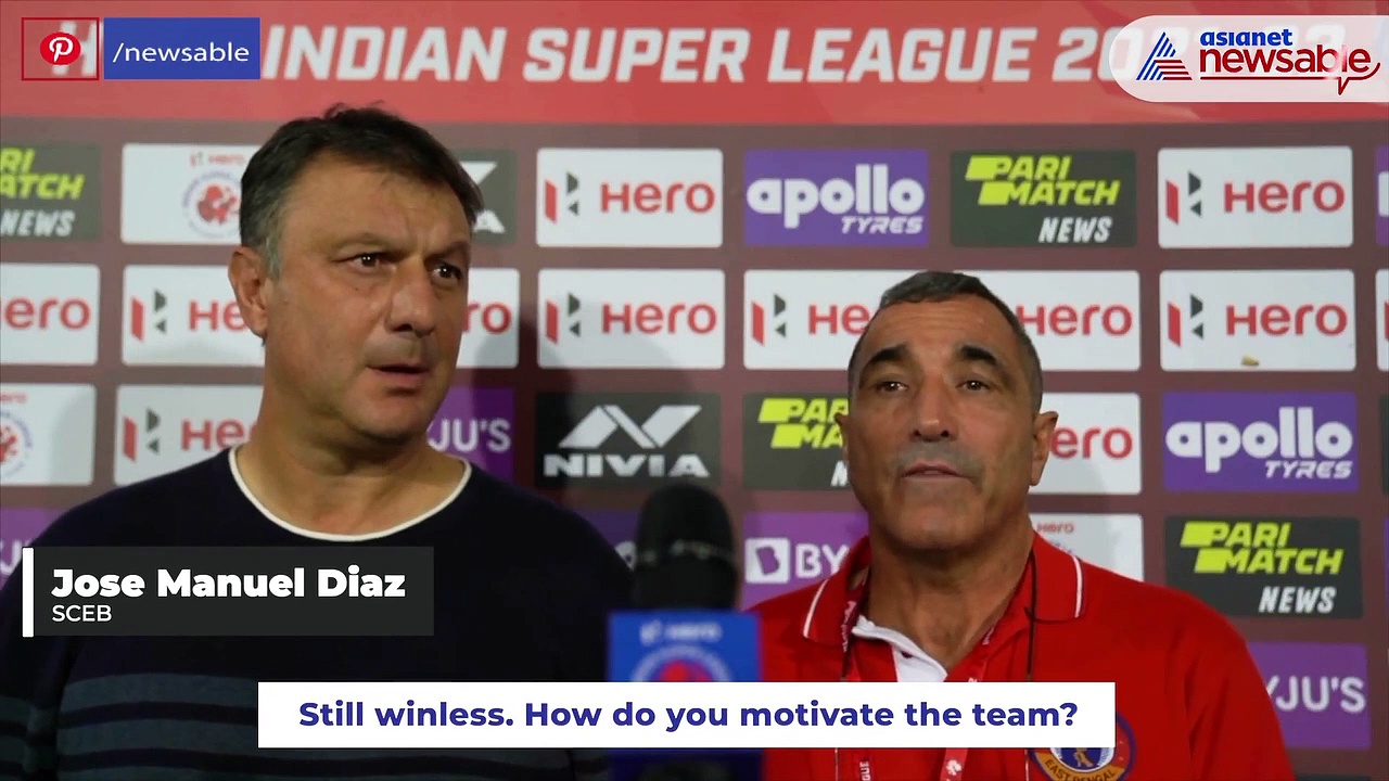 ISL 2021-22: SCEB is doing its best, but it's not enough - Jose Manuel Diaz after NEUFC loss
