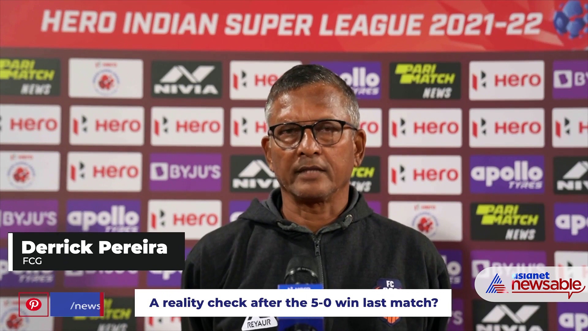 ISL 2021-22: Losing the ball hampered FCG's performance - Derrick Pereira on ATKMB loss