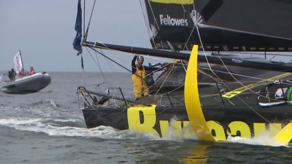 Guyader Bermudes 1000 Race 2022 : Arrivée Louis Burton  Samedi 14 mai