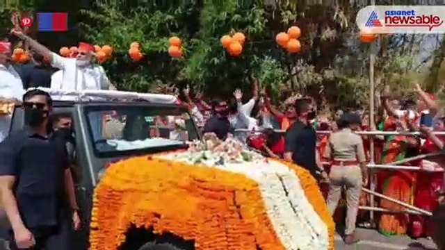 PM Modi holds mega road show in Ahmedabad after BJP wins in 4 states