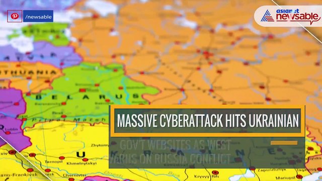 Massive cyberattack hits Ukrainian gov't websites as West warns on Russia conflict
