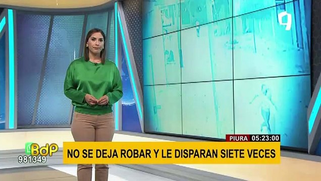 Piura: Delincuentes disparan a hombre tras resistirse al robo de sus pertenencias