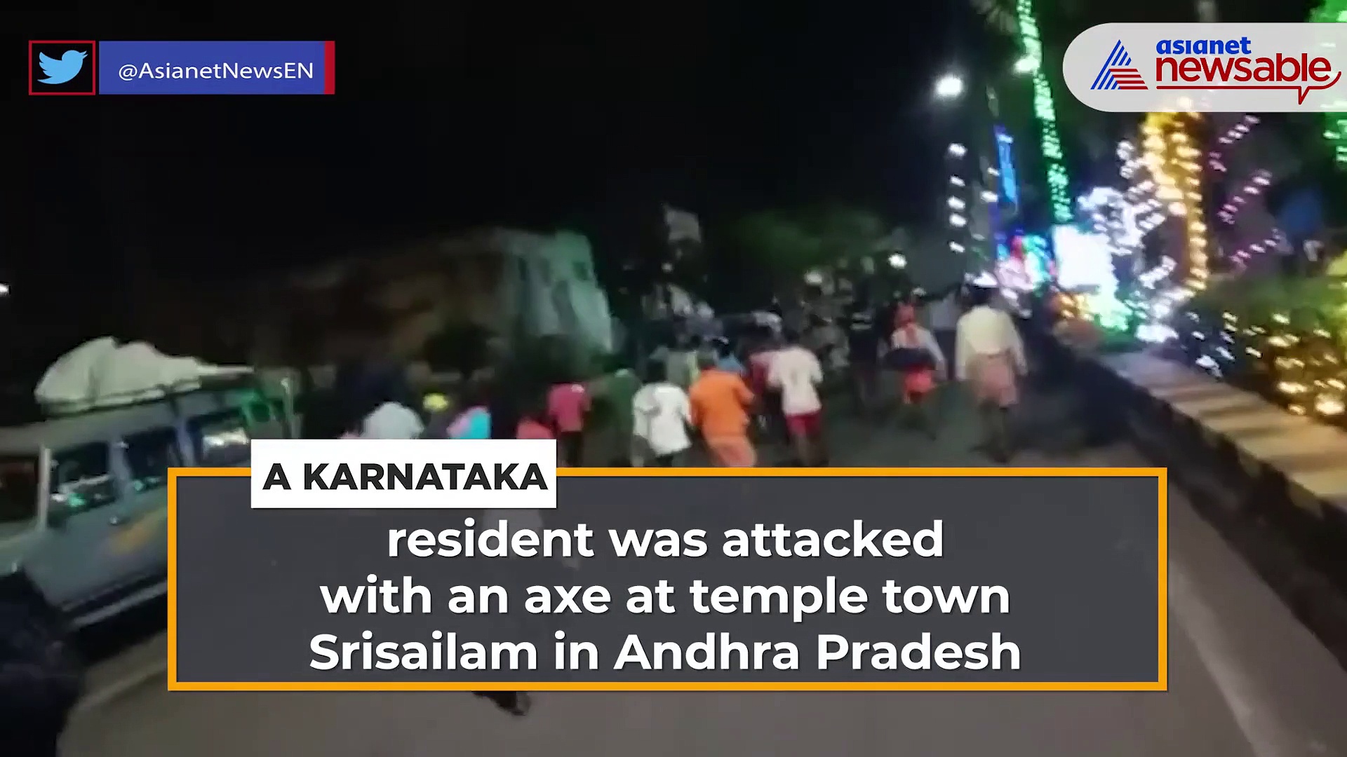 Kannadigas attacked over a water bottle, the tension in Srisailam