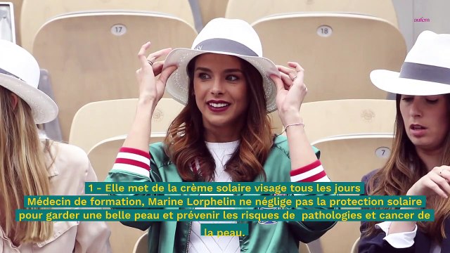 5 choses à savoir sur Marine Lorphelin et sa routine beauté
