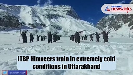 ITBP Himveers train in extremely cold conditions in Uttarakhand
