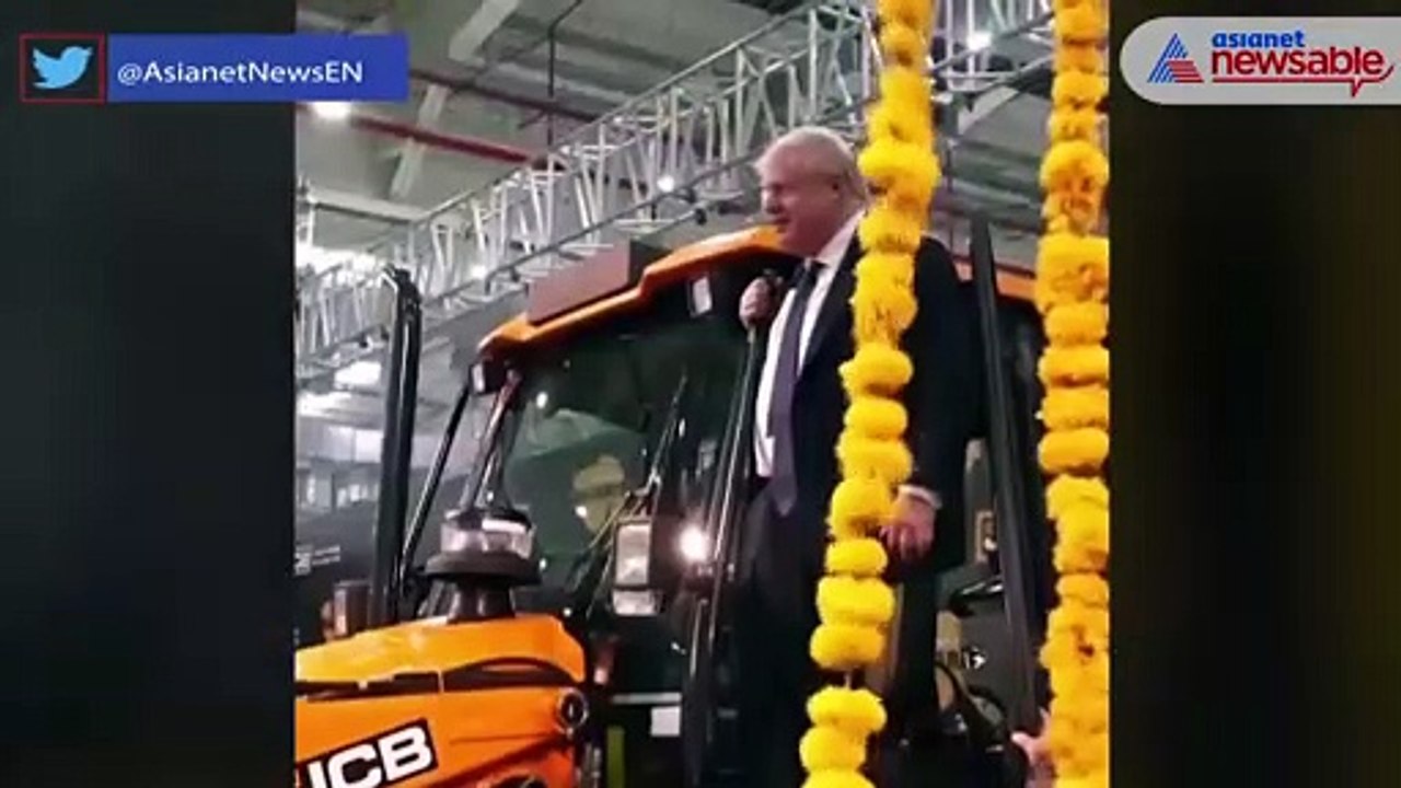 When UK PM Boris Johnson tried operating a JCB bulldozer