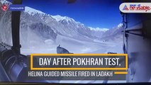 Day after Pokhran test, HELINA guided missile fired in Ladakh