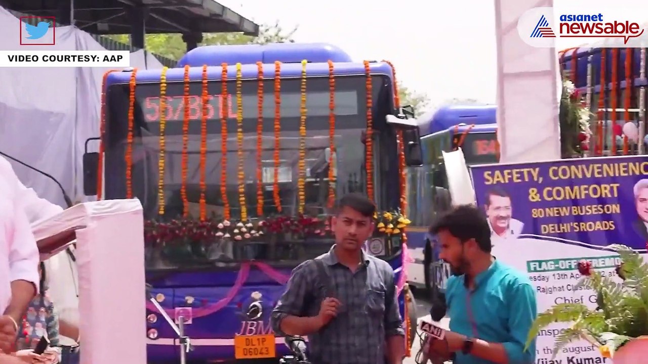 Delhi gets 80 new air-conditioned low-floor CNG buses