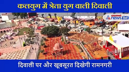 काम काज छोड़ अयोध्या को सजाने में लगे नगरवासी... देखें घाटों पर कैसे रखे गए हैं 5.51 लाख दिये