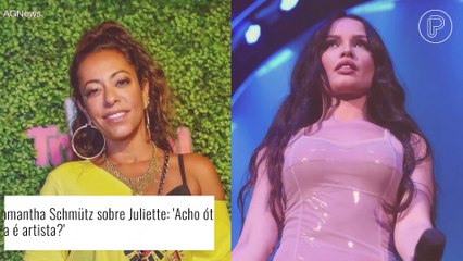 Samantha Schmütz aparece aos prantos e explica alfinetada em Juliette: 'Frustração'