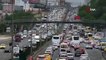 İstanbul’da yağmurla birlikte trafikte yoğunluk yüzde 85’e ulaştı