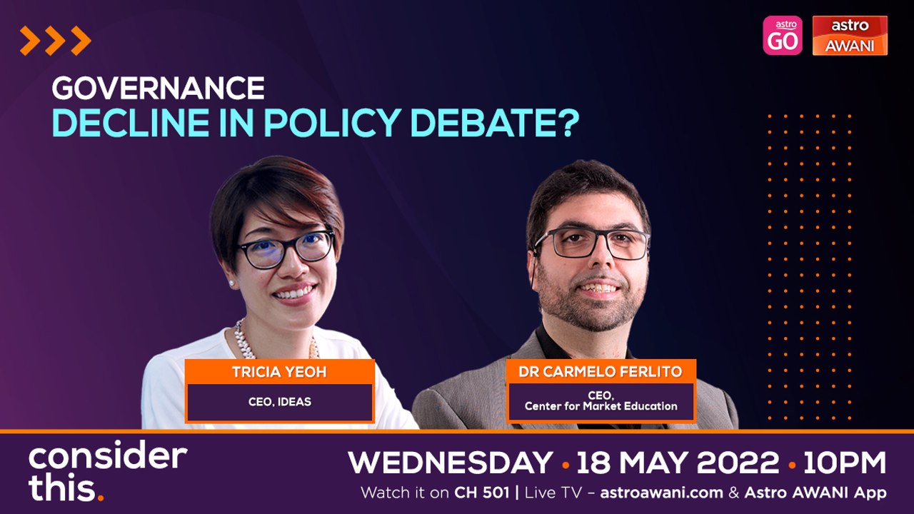 Consider This: Governance (Part 1) - Decline In Policy Debate?