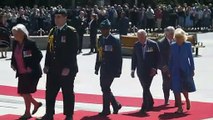 Charles honours the fallen at Canada's National War Memorial