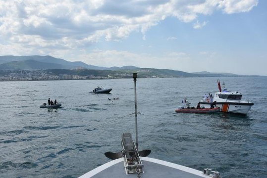 Milli sporcu Birgül Erken, Samsun'da Ata'ya saygı dalışı yaptı