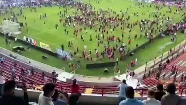 Detienen a tres atlistas por presuntamente estar involucrados en la riña en La Corregidora