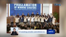 12 nanalong senador, ipinroklama na | Saksi