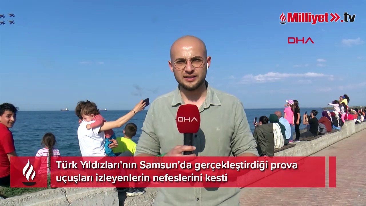 Türk Yıldızları nefes kesti! Telefonunu alan koştu