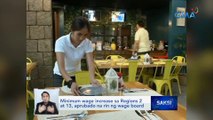 Minimum wage increase sa Regions 2 at 13, aprubado na rin ng wage board | Saksi