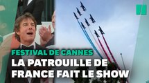 À Cannes, le spectacle de la patrouille de France pour le retour de Tom Cruise