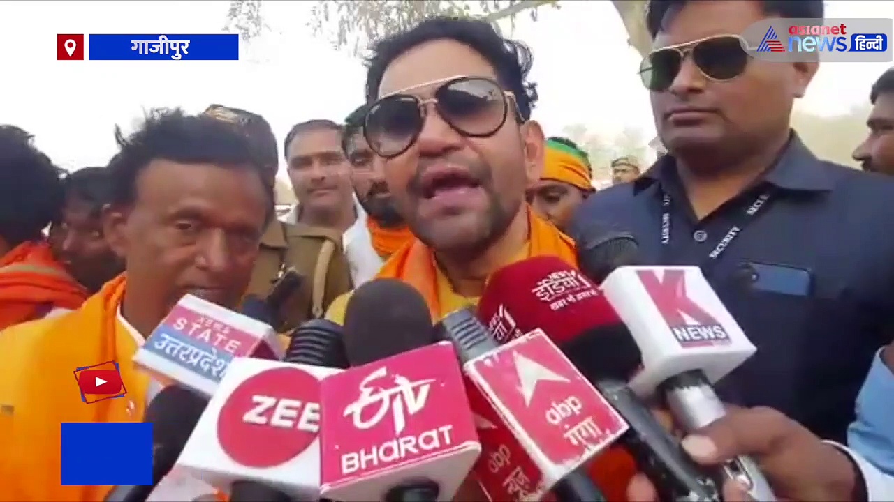 भोजपुरी अंदाज में दिनेश लाल 'निरहुआ' ने सपा पर बोला हमला, ओम प्रकाश राजभर को बताया बिना पेंदी का लोटा